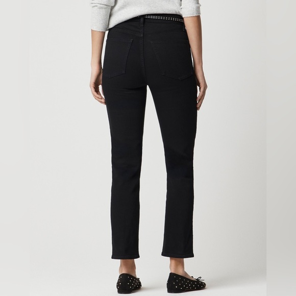 J Crew High-rise stovepipe black jean in signature stretch CO138 - Picture 2 of 5